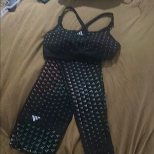Black and Multicolor Athletic Set